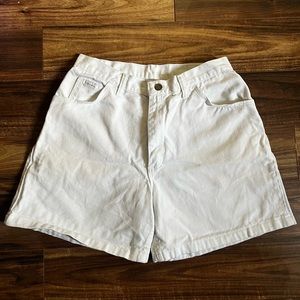 Vintage white Wrangler shorts